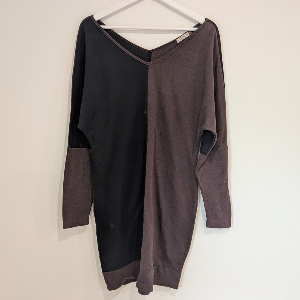 Chalet Colorblock Light Sweater Dress Size Small Dark Academia Fall Minimalist